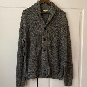 Men's Cardigan Shawl Collar Sweater - Size Large - Gap